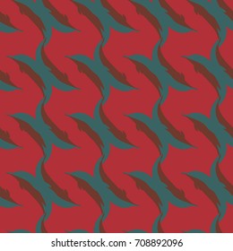Seamless texture with a flock of dolphins under water, illustration for background