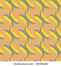 Seamless texture with a flock of dolphins under water, illustration for background