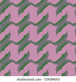 Seamless texture with a flock of dolphins under water, illustration for background