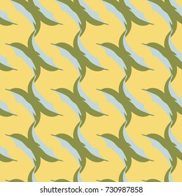 Seamless texture with a flock of dolphins under water, illustration for background
