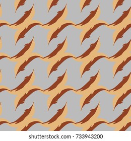 Seamless texture with a flock of dolphins under water, illustration for background