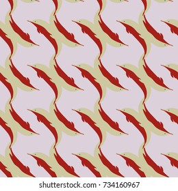 Seamless texture with a flock of dolphins under water, illustration for background