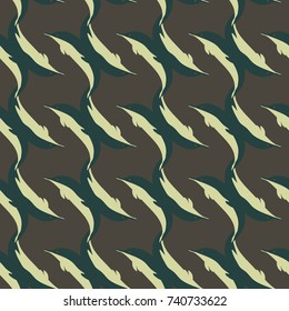 Seamless texture with a flock of dolphins under water, illustration for background