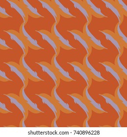 Seamless texture with a flock of dolphins under water, illustration for background