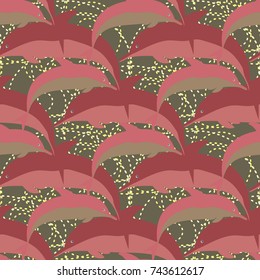 Seamless texture with a flock of dolphins under water, illustration for background