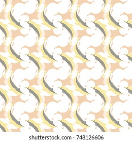 Seamless texture with a flock of dolphins under water, illustration for background