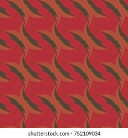 Seamless texture with a flock of dolphins under water, illustration for background