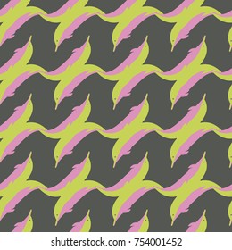 Seamless texture with a flock of dolphins under water, illustration for background