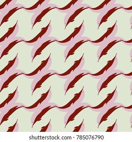 Seamless texture with a flock of dolphins under water, illustration for background