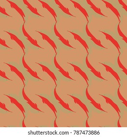 Seamless texture with a flock of dolphins under water, illustration for background
