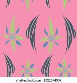 seamless texture with floral background, vintage pattern from flowers, wallpaper