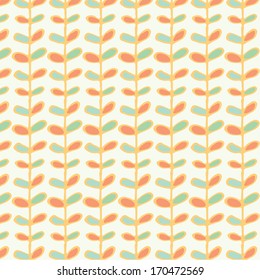 Seamless Texture with floral element. Ethnic style.