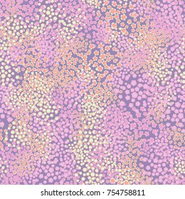 Seamless texture. Floral fireworks of 5 colors. Glamorous camouflage. Pattern for 3d modeling, design, wallpapers and textiles.