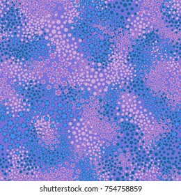 Seamless texture. Floral fireworks of 5 colors. Glamorous camouflage. Pattern for 3d modeling, design, wallpapers and textiles.