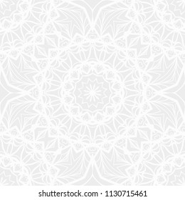 Seamless texture of floral ornament. Super vector illustration. For the interior design, printing, web and print textile.
