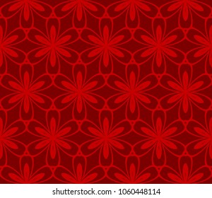 Seamless texture of floral ornament. Vector illustration. For the interior design, printing, web and textile, floral symbol