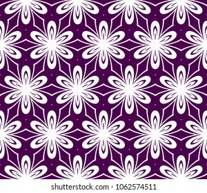 Seamless texture of floral ornament. Vector illustration. For the interior design, printing, web and textile, floral symbol