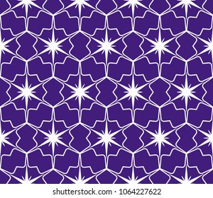 Seamless texture of floral ornament. Vector illustration. For the interior design, printing, web and textile.