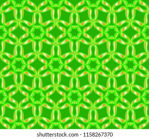 Seamless texture of floral ornament. Vector illustration. For the interior design, printing, web and textile.