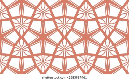 Seamless texture of floral ornament. Vector illustration. For the interior design, printing, web and textile
