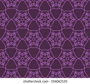 Seamless texture of floral ornament. Vector illustration. For the interior design, printing, web and textile