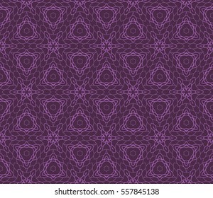 Seamless texture of floral ornament. Vector illustration. For the interior design, printing, web and textile