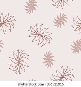 Seamless texture with floral pattern on a light background