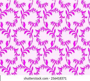 Seamless texture, floral theme. Vector the background. 