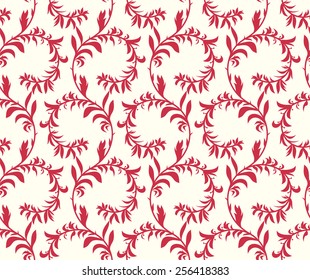 Seamless texture, floral theme. Vector the background. 