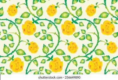 Seamless texture, floral theme. Vector the background.