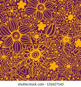 Seamless texture with flowers