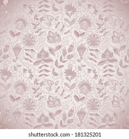 Seamless texture with flowers. Endless floral pattern. Can be used for wallpaper, pattern, backdrop, surface textures. Full color seamless floral background
