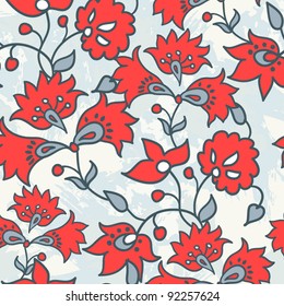 Seamless texture with flowers. Endless floral pattern. Background with flowers  Wallpaper