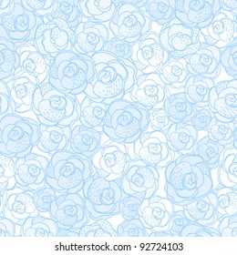 Seamless texture with flowers.  Endless floral pattern with roses  Wallpaper