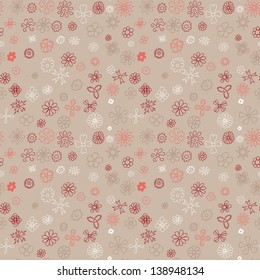 Seamless texture with flowers, Floral pattern
