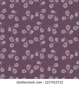 Seamless texture with flowers, Seamless pattern can be used for wallpaper, pattern fills, web page background, surface textures.