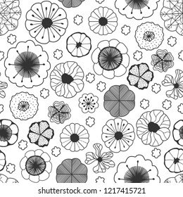 Seamless texture with flowers, Seamless pattern can be used for wallpaper, pattern fills, web page background, surface textures.