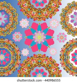 Seamless texture with flowers. Seamless pattern can be used for wallpaper, pattern fills, web page background, surface textures.You can change the background. 