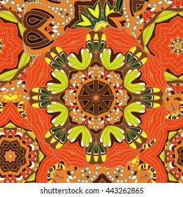 Seamless texture with flowers. Seamless pattern can be used for wallpaper, pattern fills, web page background, surface textures. Perfect for printing on fabric or paper.You can change the background.