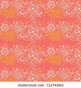 Seamless texture with flowers.Seamless pattern can be used for wallpaper, pattern fills, web page background,surface textures.