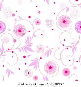 Seamless texture with flowers.Seamless pattern can be used for wallpaper, pattern fills, web page background,surface textures
