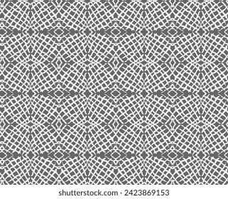 Seamless texture in the form of an abstract lace pattern on a gray background