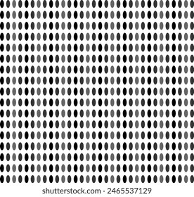 Seamless texture in the form of a monochrome pattern of gray ovals on a white background
