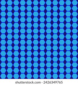 Seamless texture in the form of a simple geometric pattern on a blue background