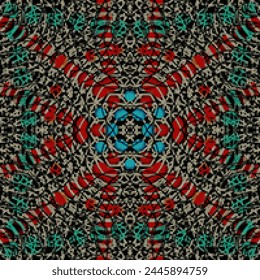 Seamless texture formed by colorful vector pattern for wide use