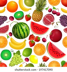 seamless texture of fruit