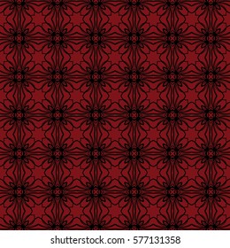 Seamless texture of geometric, floral ornament. decorative square background. Vector illustration. For the interior design, printing, web and textile design, fabric, invitation.