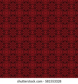 Seamless texture of geometric, floral ornament. decorative square background. Vector illustration. For the interior design, printing, web and textile design, fabric, invitation.