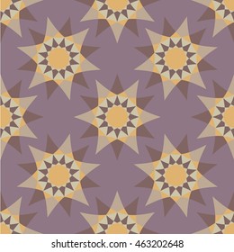 Seamless texture with geometric ornament