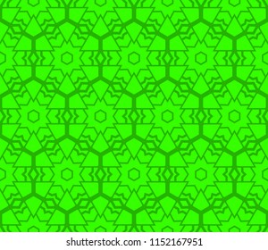 Seamless texture of geometric ornament. Vector illustration. For the interior design, printing, web and textile.
